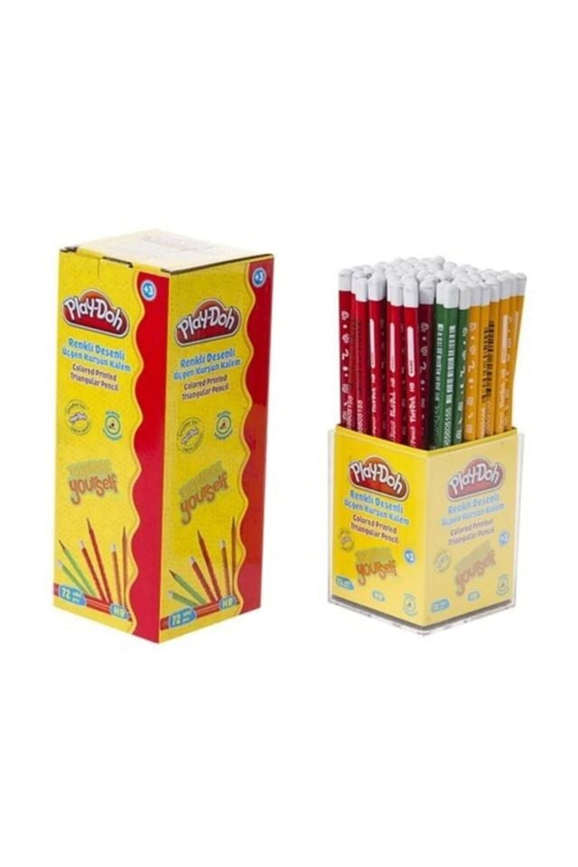 Play-doh Kurşun Kalem Renkli Üçgen Play-kk006