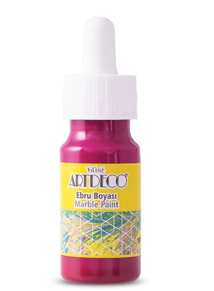 Artdeco Ebru Boyası 30ml Damlalıklı Pembe 04 Lv-y-016b-04