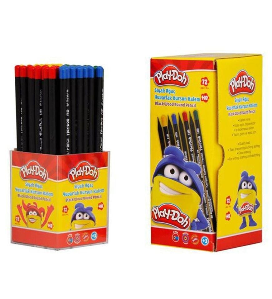 Play-doh Kurşun Kalem Siyah Yuvarlak Play-kk009