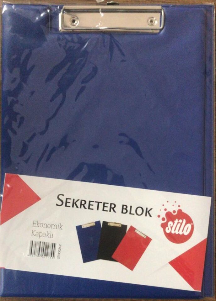 Stilo Sekreterlik A4 Kapaklı 262 Mavi Skr-1214