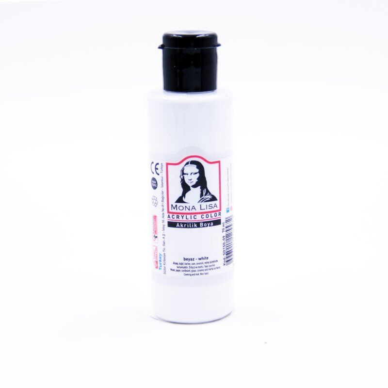 Monalisa Akrilik Boya 70 Ml Beyaz Sd150-09