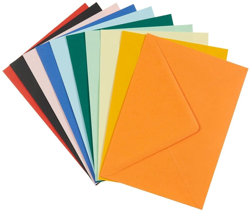 Oyal Davetiye Zarfı 13x18 Cm 90 Gr 20'li Renkli 30015692