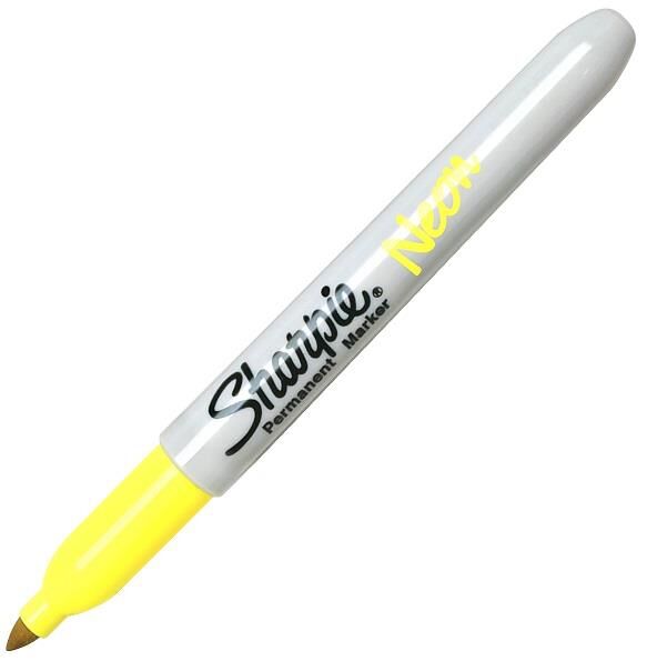 Sharpie Permanent Kalem Neon Yuvarlak Uç Sarı Sh-1881076