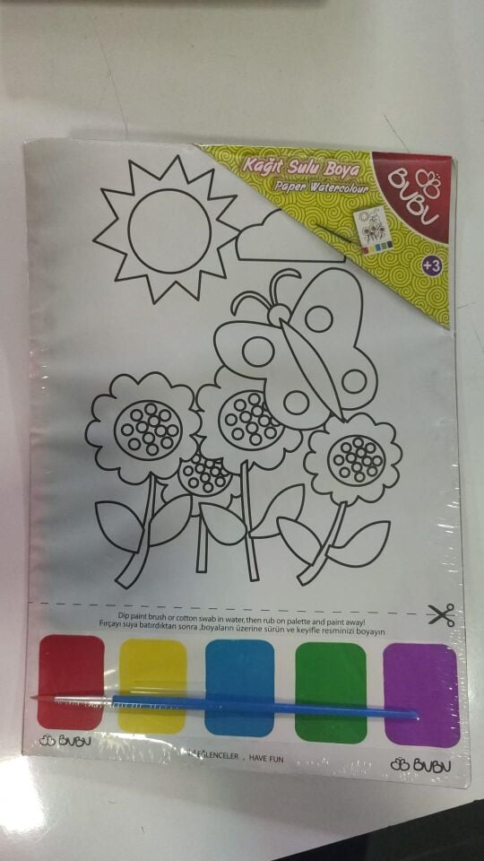 Bu-bu Sulu Boya Kağıdı Kss001 (ks0011)