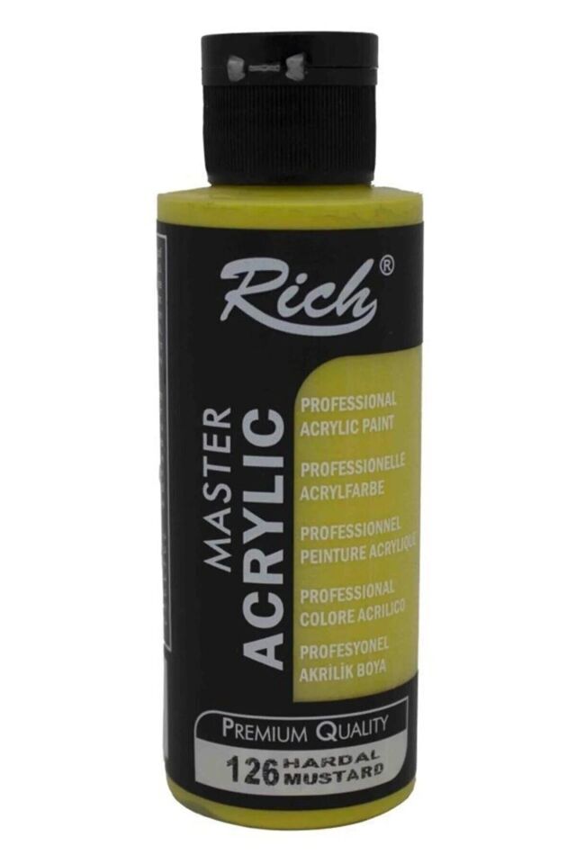 Rich Master Akrilik Boya 120 Cc Hardal Akr-120-126