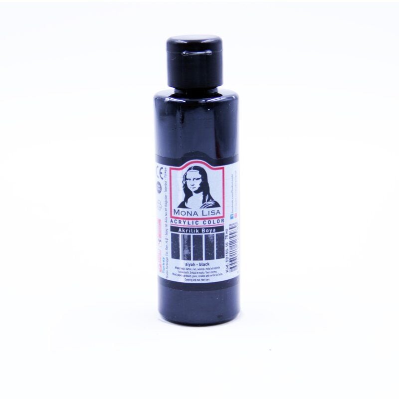 Monalisa Akrilik Boya 70 Ml Siyah Sd150-10