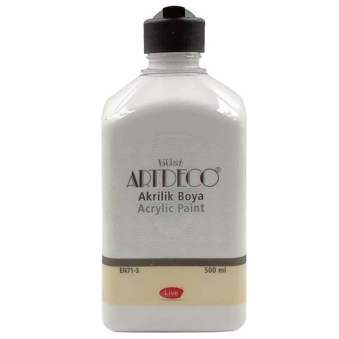 Artdeco Akrilik Boya 500ml Romantik Beyaz 3622 Lv-y-070l-3622