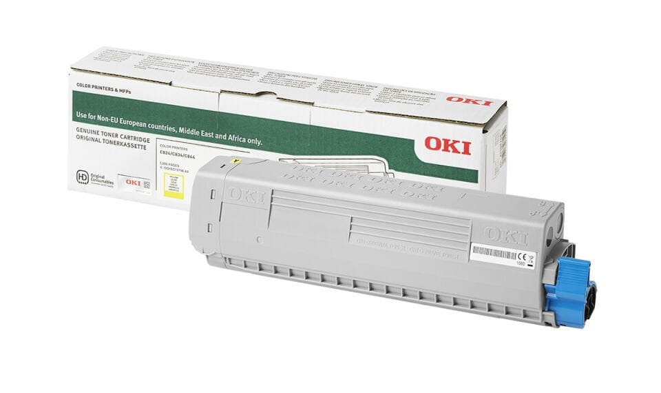 Oki C824-834-844 5bin Sayfa Yellow Sarı Toner 47095701