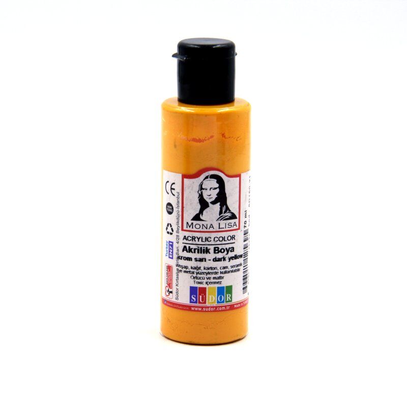 Monalisa Akrilik Boya 70 Ml Kadmiyum Sarı Sd150-21