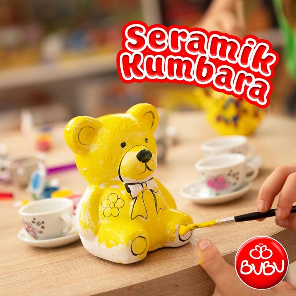 Bu-bu Seramik Kumbara Boyama Seti Ayıcık Sb0003