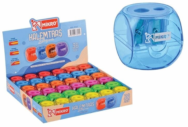 Mikro Mk-2023-36 Küp Kalemtraş Mk2023