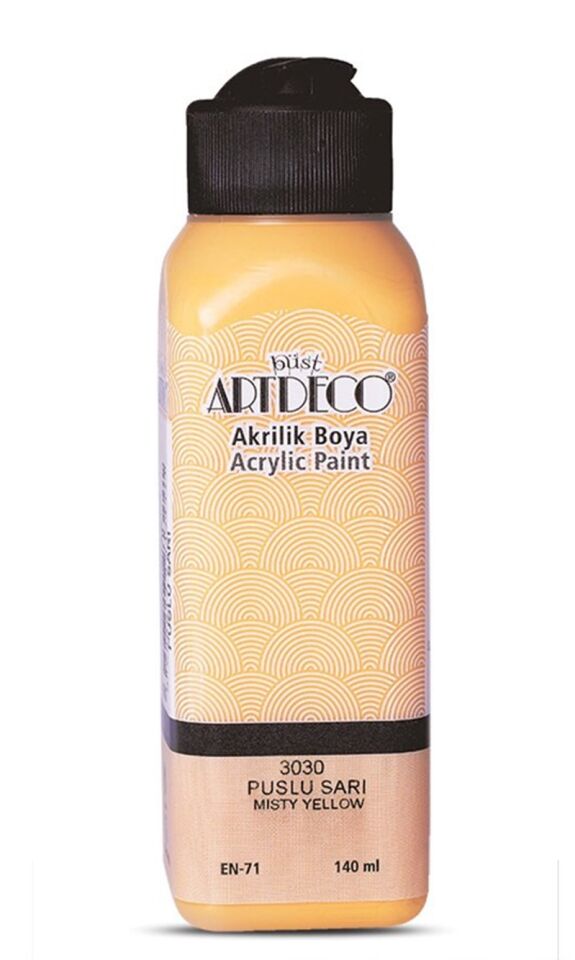 Artdeco Akrilik Boya 140ml Puslu Sarı 3030 Lv-y-070r-3030