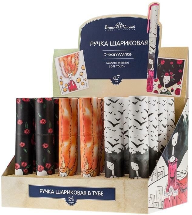 Bruno Visconti Dream Wrıte 0,7 Mm Tükenmez Kalem Silindir Kutu Mavi 20-0264-07