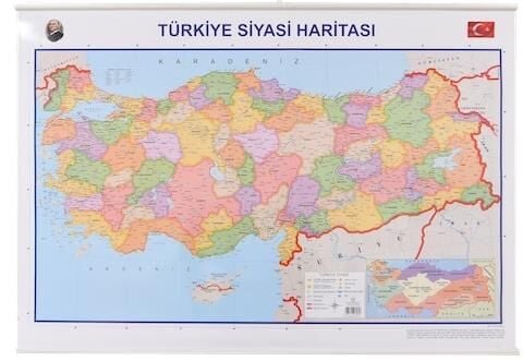 İnter Türkiye Dünya Siyasi-fiziki Askılı Int-820