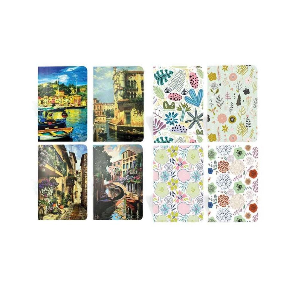 Lızy Defter 16x24 Cm 40 Yp. Çizgili Karton Kapak Dikişli Td17ç