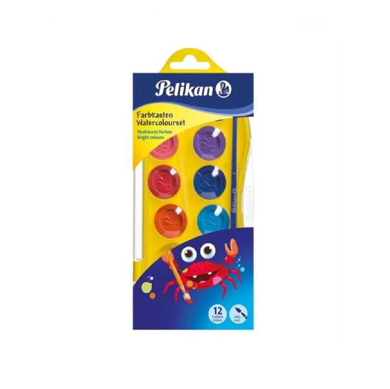 Pelikan Suluboya 12 Renk Küçük Boy P-701242