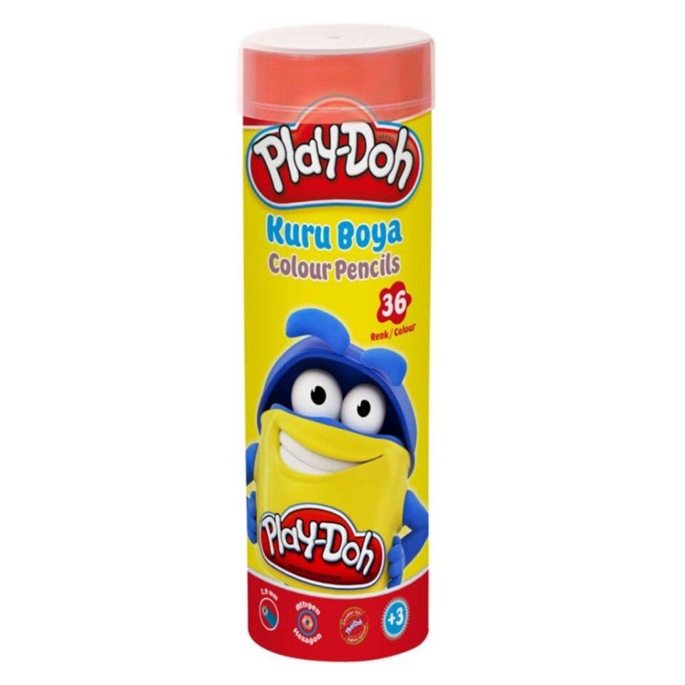 Play-doh Kuru Boya Kalemi 36'lı Metal Tüp Play-ku019