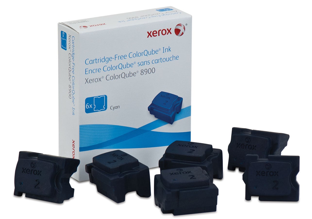 Xerox 108r01022 Colorqube 8900 Genuine Solid Ink Cyan Mavi 6 Stick