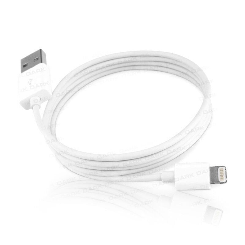 Dark Dk-ac-ipcb100lt 1mt Beyaz Ipad-mini Ipad-iphone5 Lightning 8pin Uyumlu Usb Şarj Kablosu