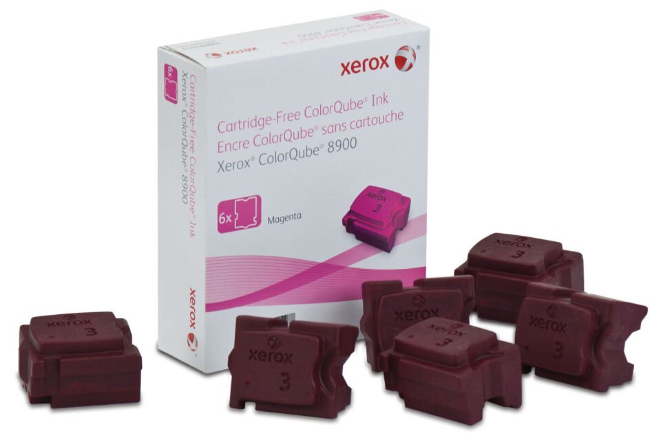 Xerox 108r01023 Colorqube 8900 Genuine Solid Ink Magenta Kırmızı 6 Stick