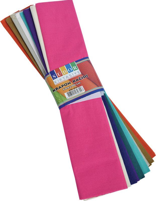 Südor Krapon Kağıdı 50x200 10 Lu Karışık Paket Cm Sk15