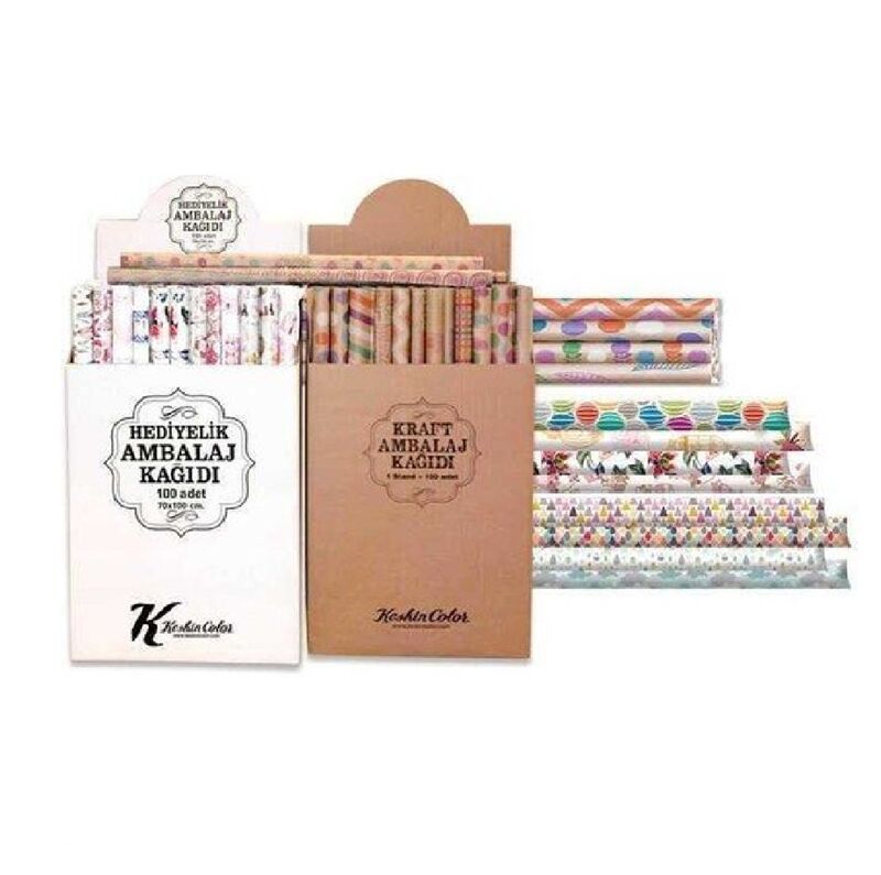 Keskin Color Ambalaj Kağıdı 70x100 Tekli Rulo Kutlama 100348-99 100348-99