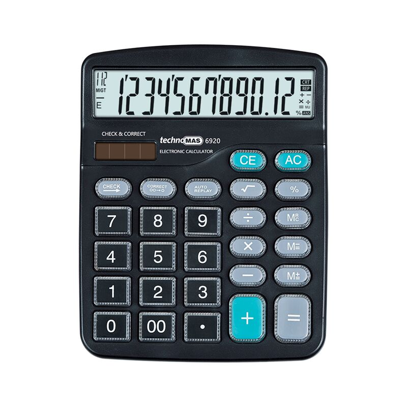 Mas Hesap Makinası Masaüstü 12 Hane 6920