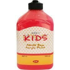 Artdeco Kids Akrilik Boya 500ml Kırmızı Lv-y-120l-1605