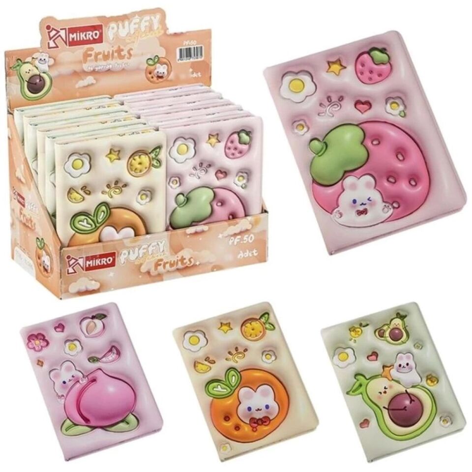Mikro Not Defteri Puffy Fruıts Pf-50