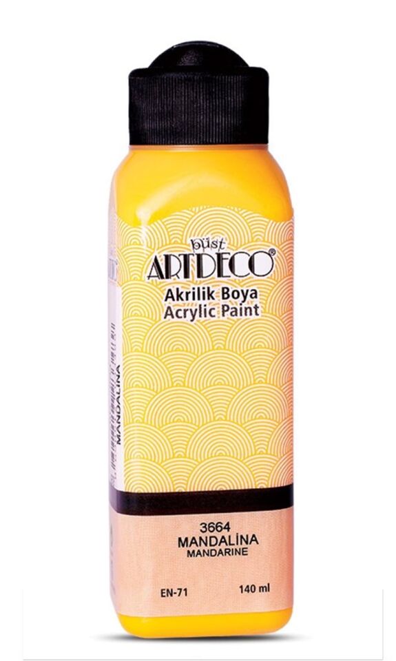 Artdeco Akrilik Boya 140ml Mandalina 3664 Lv-y-070r-3664