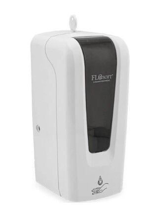 Flosoft F-052 Beyaz Fotoselli Sıvı Sabun Ve Dezenfektan Ver. 1000ml Adaptörsüz Kızıl Ötesi Sensör
