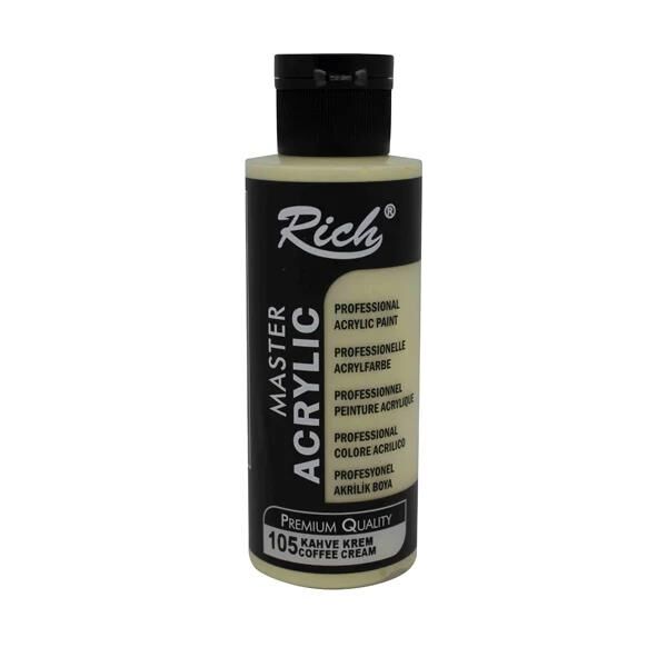 Rich Master Akrilik Boya 120 Cc Coffe Cream Akr-120-105