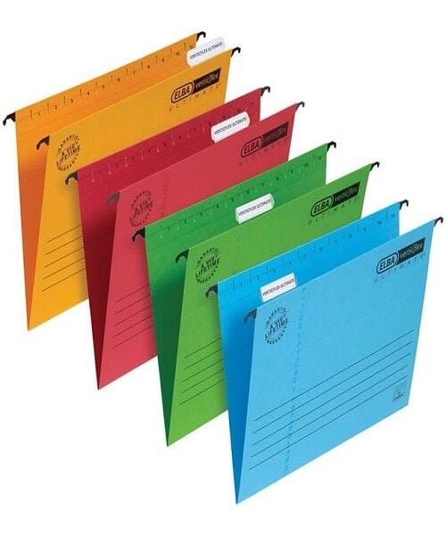 Elba Askılı Dosya Telsiz Yeşil Vertıclex Elb-52074