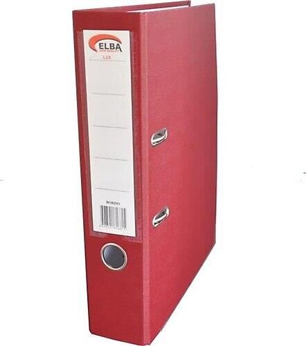 Elba Plastik Büro Klasörü Geniş Bordo Elb-66851