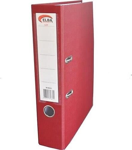 Elba Plastik Büro Klasörü Geniş Bordo Elb-66851