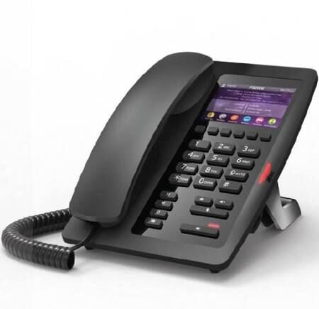 Fanvil H5 Renkli Ekran Poe Ip Masaüstü Siyah Telefon