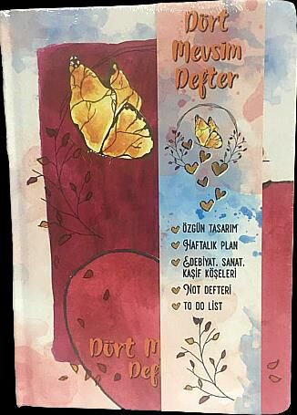 Keskin Color Defter 14x20 Cm Düz 96 Yp. Sert Kapak 4 Mevsim 418911-99