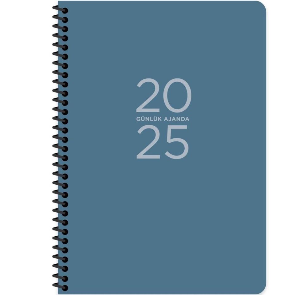 Keskin Color Ajanda Günlük 17x24 Spiralli Mavi 600049-99 ( 2025 )