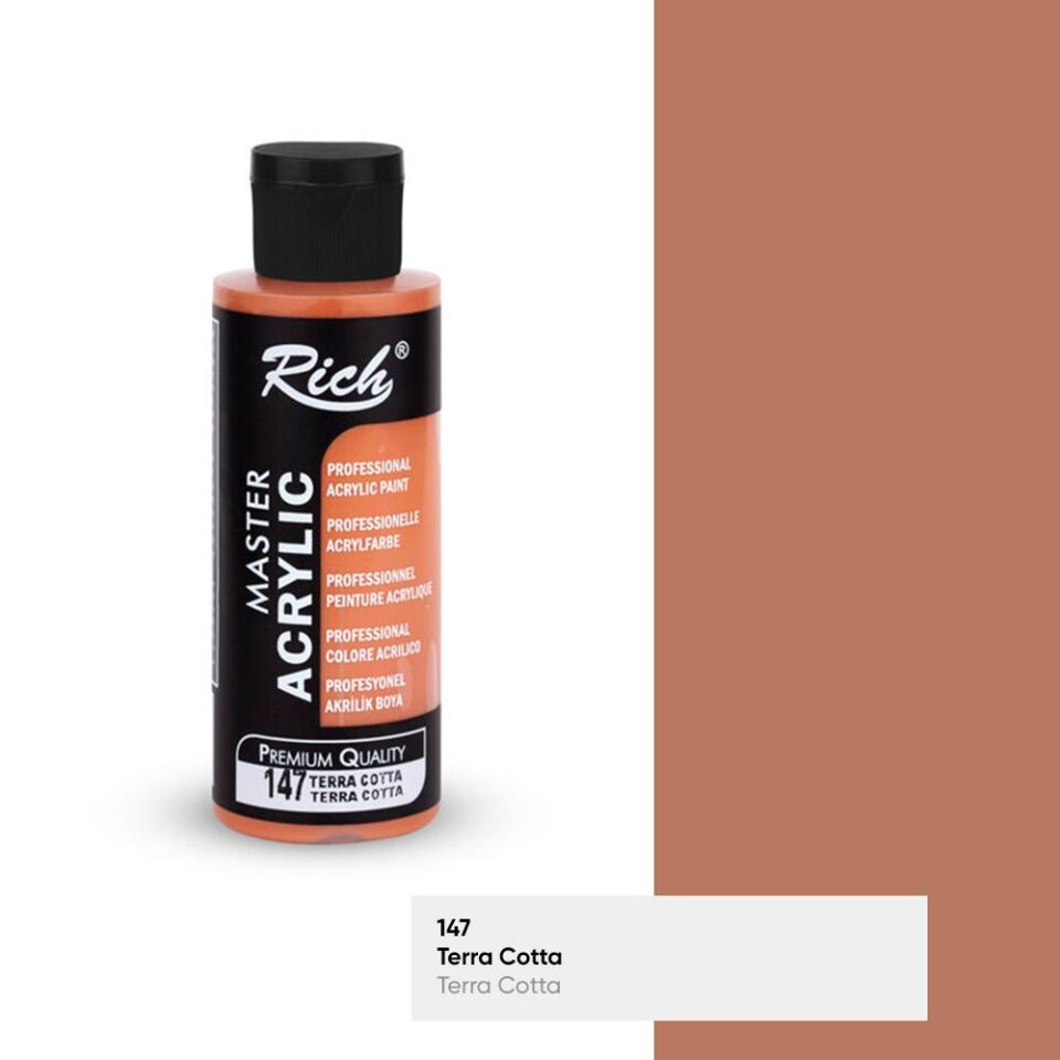 Rich Master Akrilik Boya 120 Cc Terra Cotta Akr-120-147