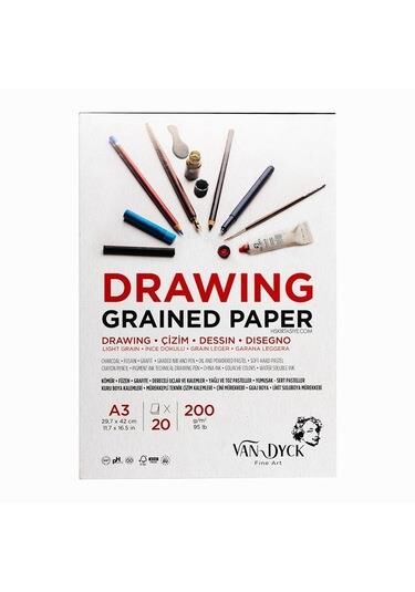 Van Dyck Çizim Blok Defteri A3 200gr 20yp Üst. Sp.10013