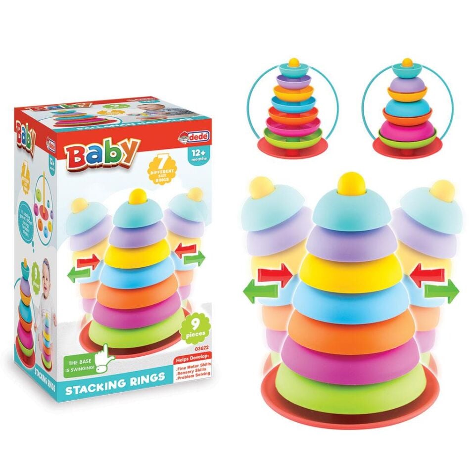 Dede Sallanan Halkalar 9 Parça Dede-03622