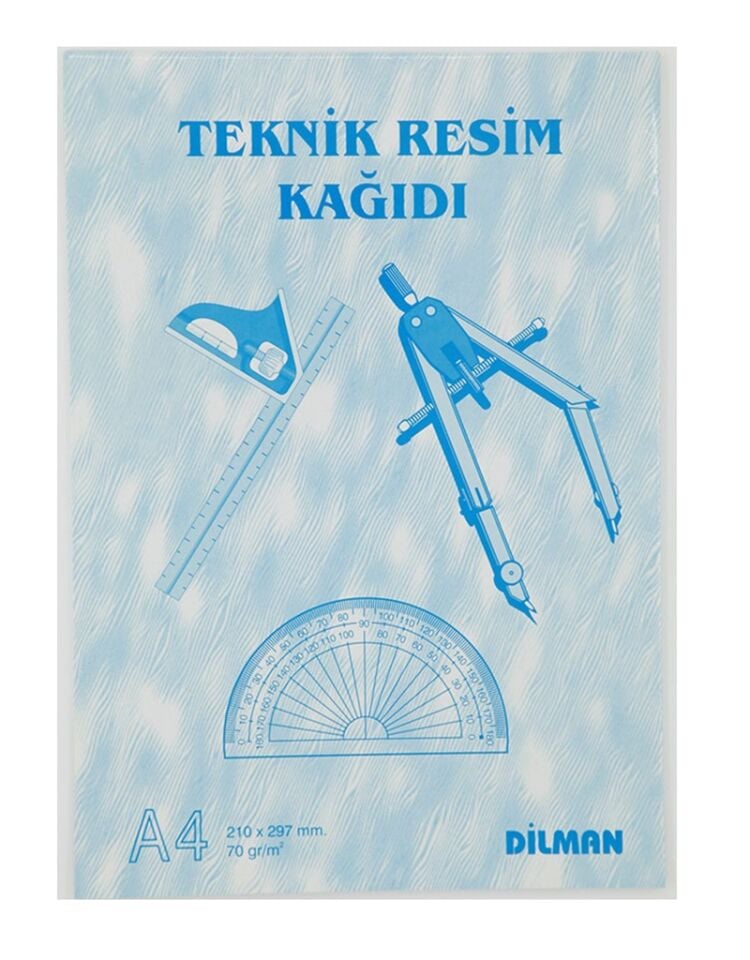 Dilman Teknik Resim Kağıdı A4 Dik 30 Yp
