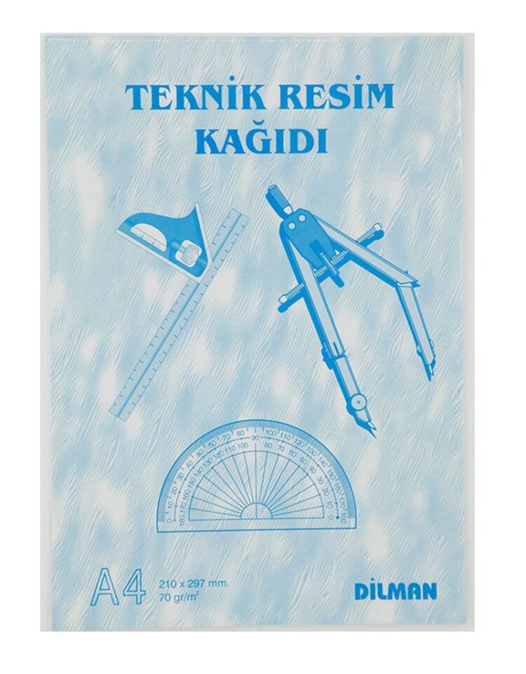 Dilman Teknik Resim Kağıdı A4 Dik 30 Yp