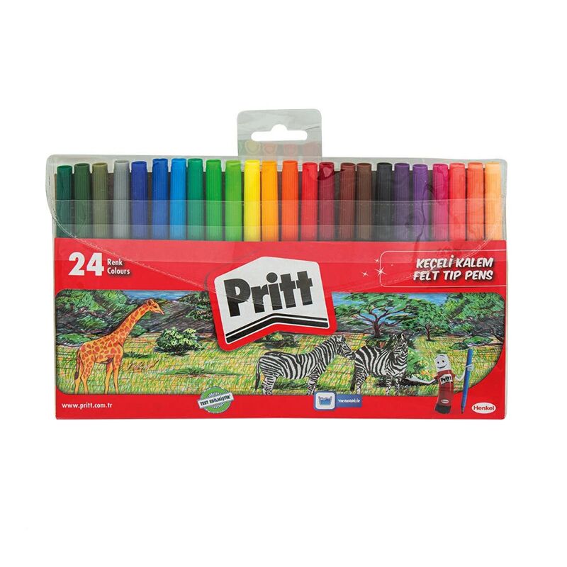 Pritt Keçeli Kalem 24'lü Yıkanabilir Pvc 1774252