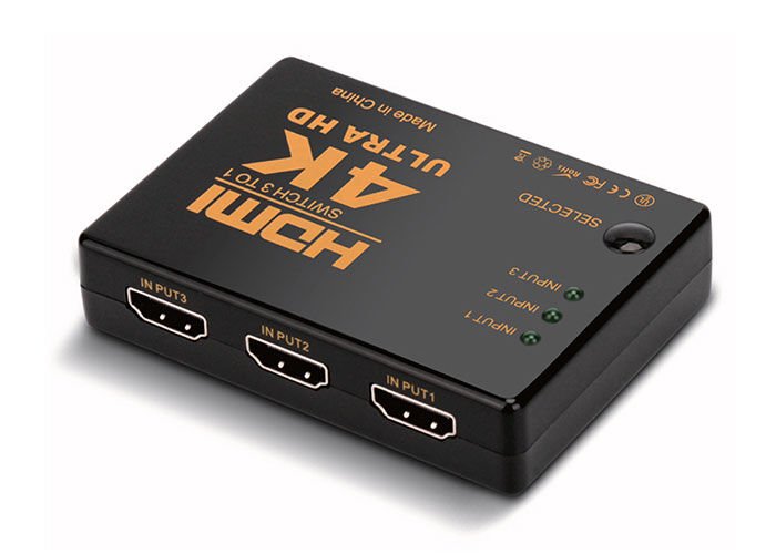 S-link Sl-hsw4k33 Hdmi 3to1 Switch 4k-2k, Ir +adaptör