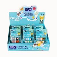 Kraf İndex Film (pp) 15x44 Mm Pop-up 4 Lü 20 Yp Desenli 120 Li 41544