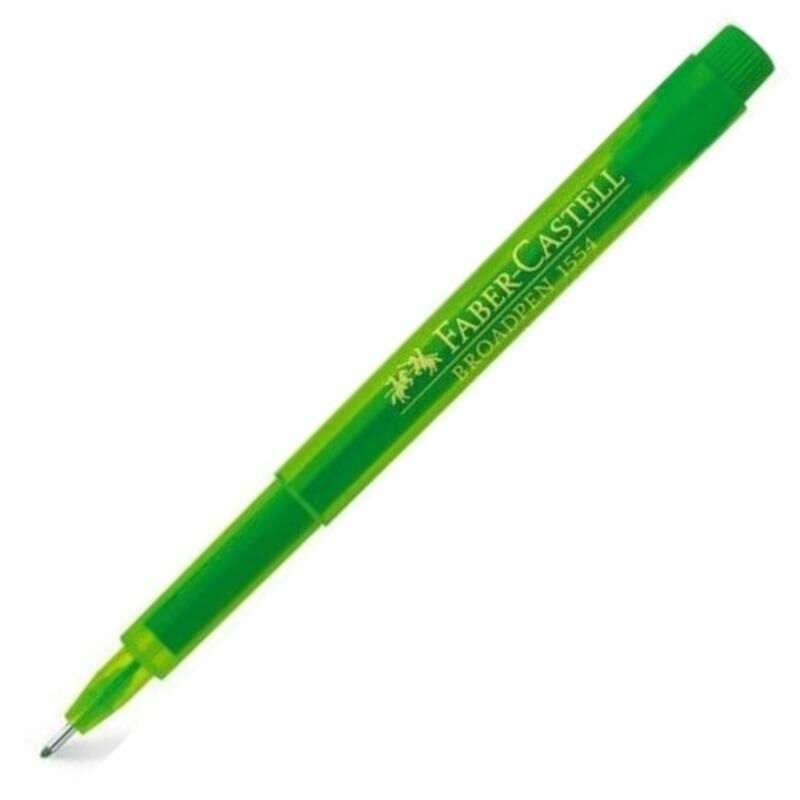 Faber Castell Tahta Kalemi 0,8 Mm Broadpen Pastel Yeşil 155466