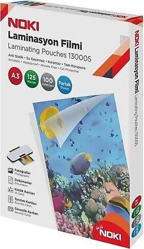 Noki Laminasyon Filmi A3 100 Mic. Parlak 100'lü 130004