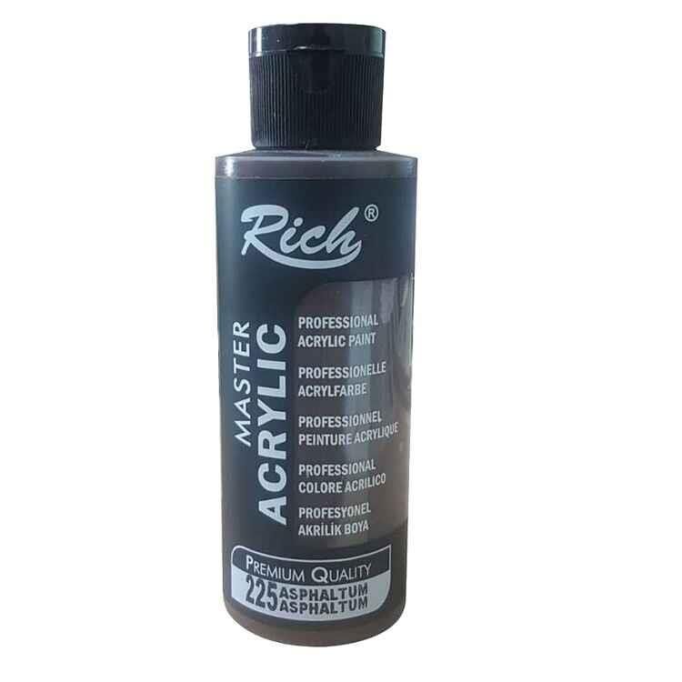 Rich Master Akrilik Boya 120 Cc Asphalthum Akr-120-225