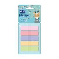Kraf İndex Film (pp) 12x45 Mm Pop-up 5 Renk 30 Yp Pastel 51248-2